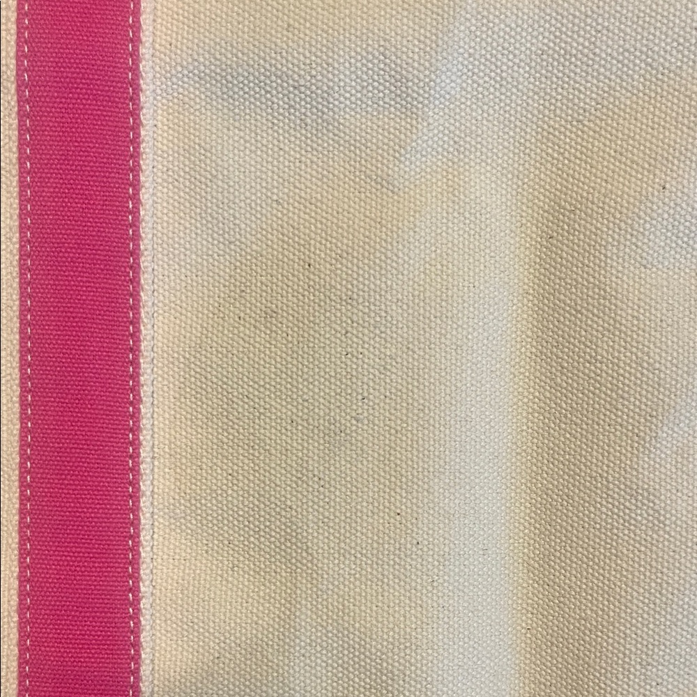 The Black Dog Pink and Cream Canvas Tote/Shoulder Bag - Picture 10 of 10